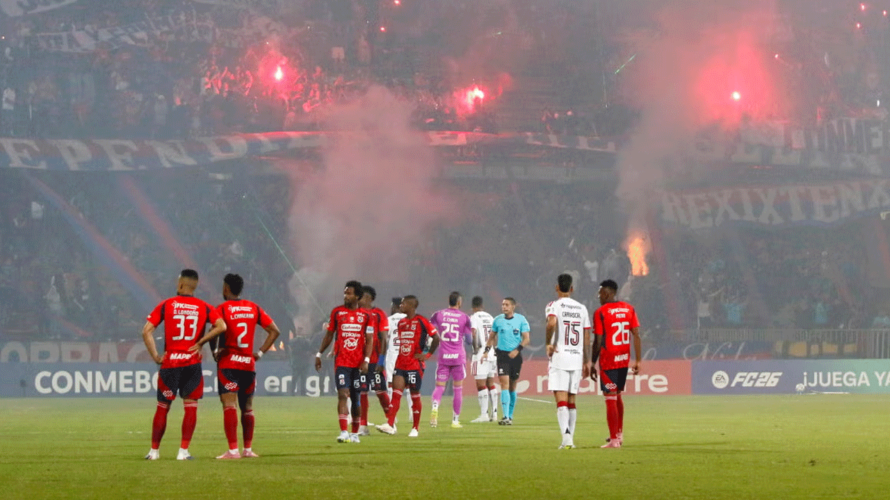Flamengo pidió los tres puntos tras suspensión de partido ante DIM